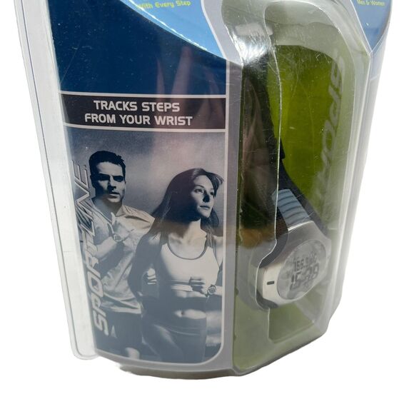 Pedometer Watch Sportline Total Fitness New Sealed 955 Unisex Men Women Vintage - Picture 12 of 14